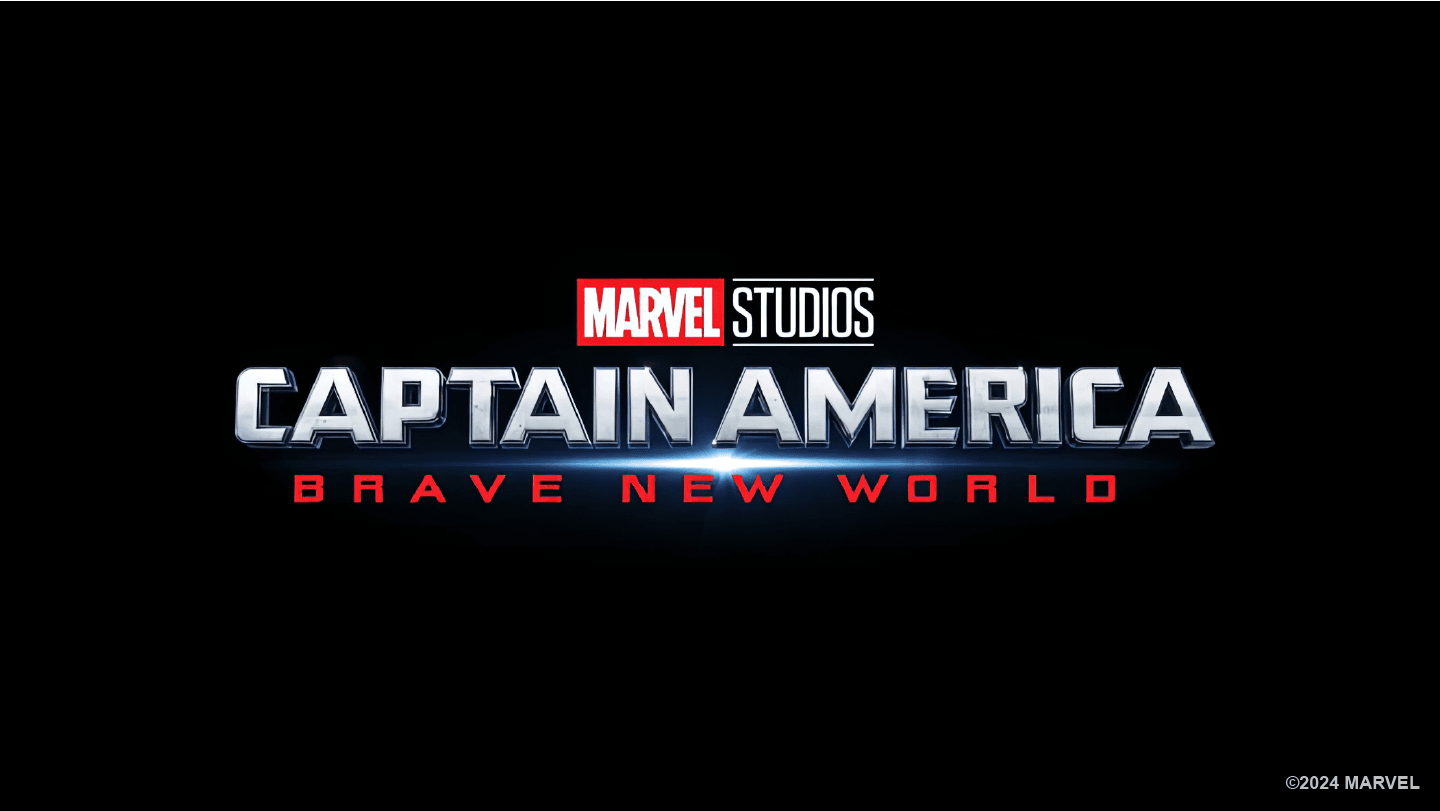 L'affiche du film Captain America : Brave New World de Marvel Studios.